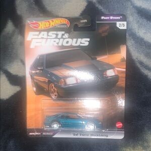 Hot Wheels '92 Ford Mustang Die-Cast Car